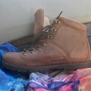 Birkenstock unisex Tan Leather Boots size 41